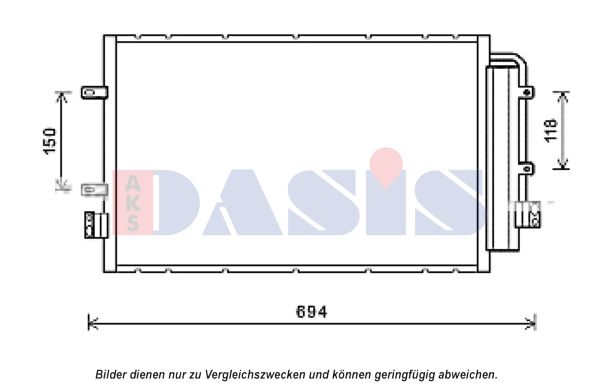 AKS DASIS Kondensaator,kliimaseade 402007N